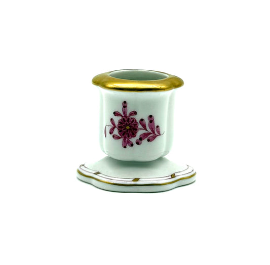 Chinese Bouquet Raspberry Candleholder