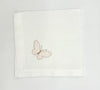 Pink & White Butterfly Napkin, Set of 4