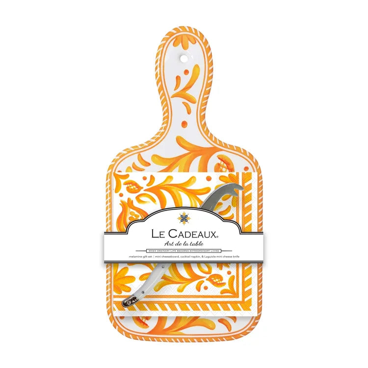 Mini Cheeseboard Gift Set - Sicily Orange