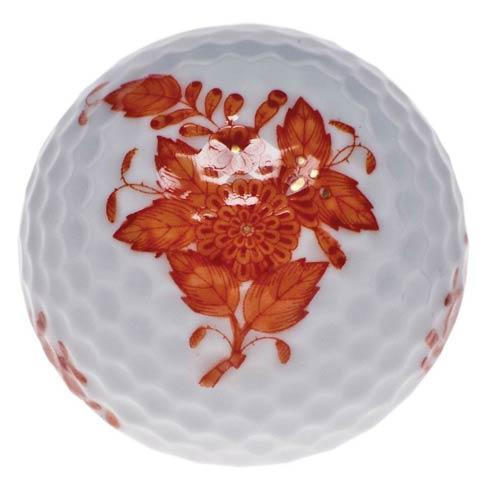 Rust Chinese Bouquet Golf Ball