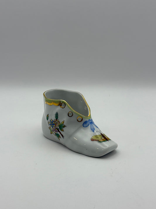 Baby Boot Queen Victoria Blue Bow