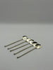 Vintage Sterling Leaf Stirrers