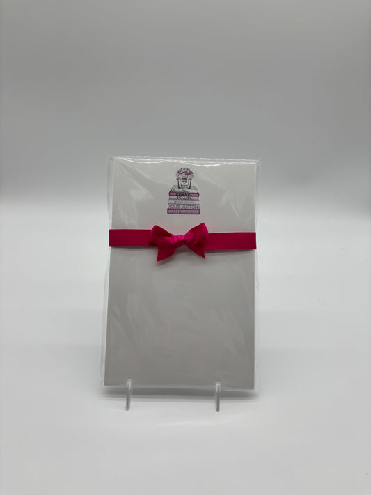Chanel Book Stack Notepad 5x8