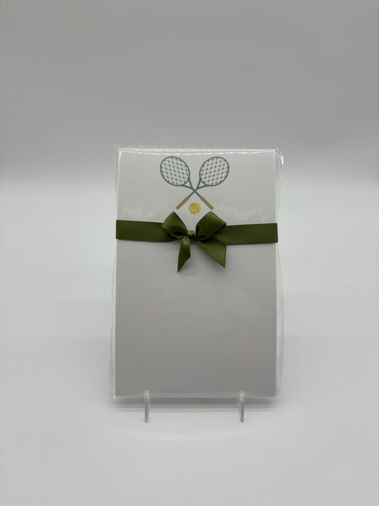 Chic Tennis Notepad 5x8