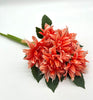 Real Touch Dahlia Bundle -Orange-12"
