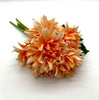 Real Touch Dahlia Bundle -Light Peach-12"