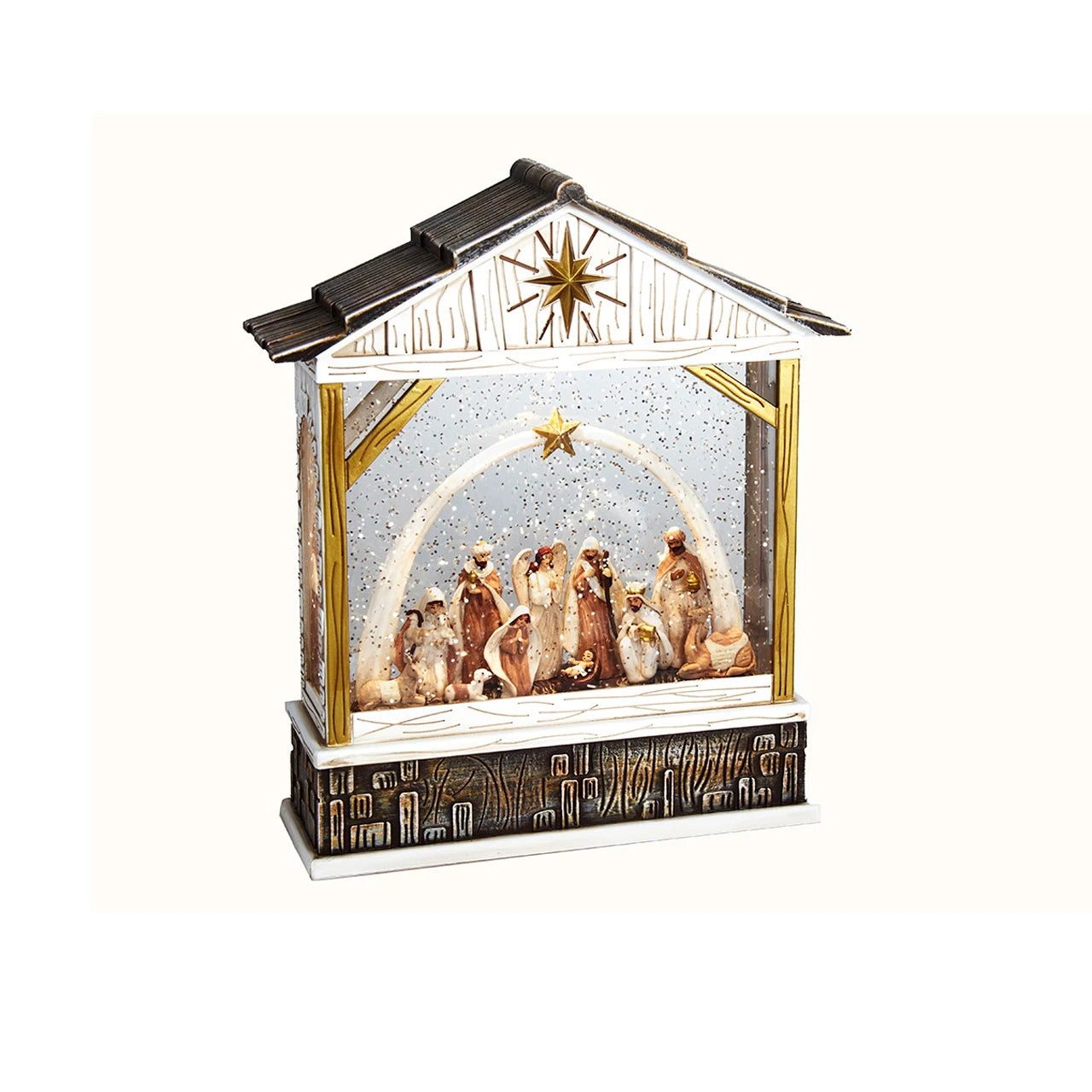 LED Nativity Water Lantern