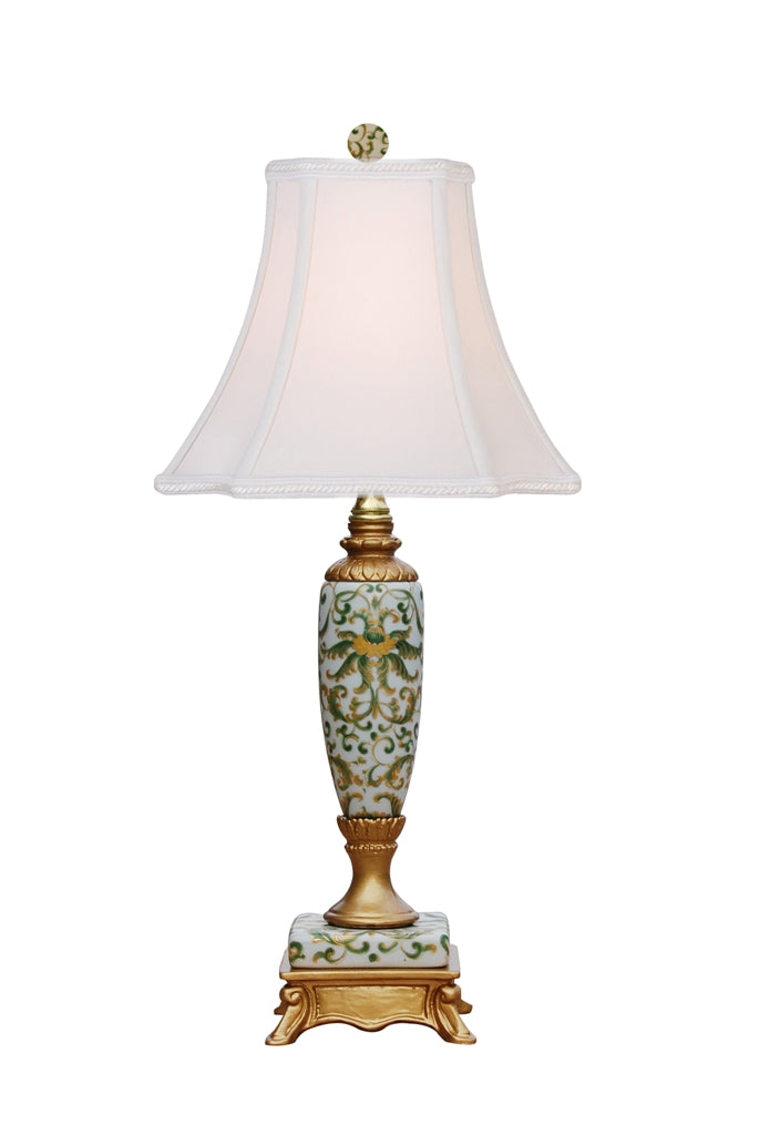 Secretary Table Lamp 18.5" Green