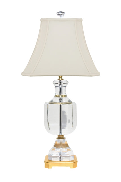 Crystal Trophy Lamp 28"H