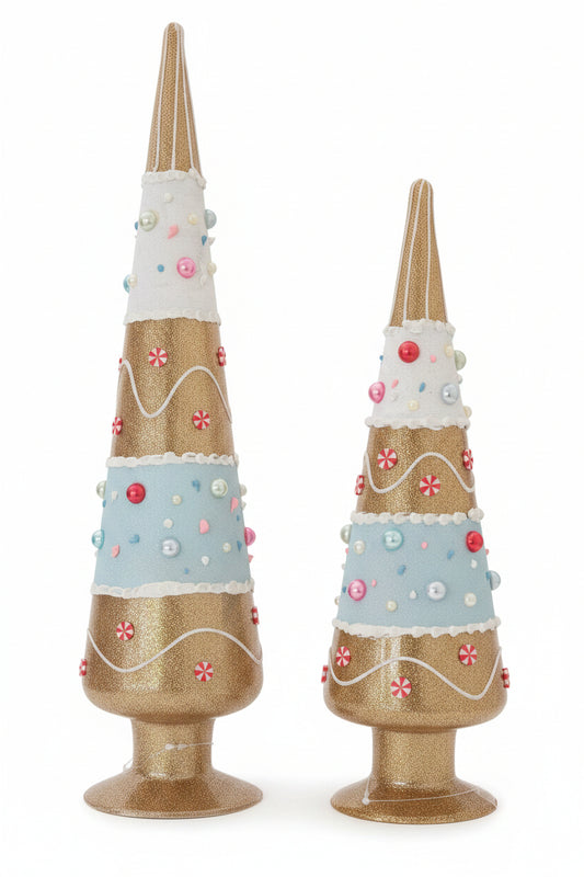 Blue Gingerbread Tree