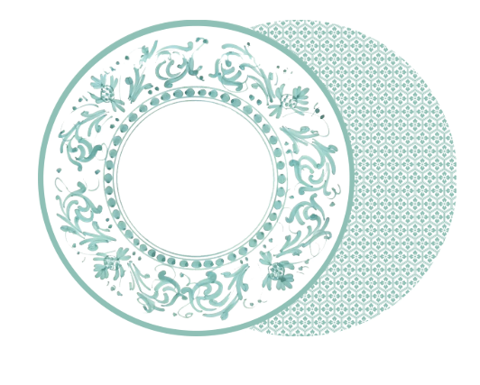 Round 2 Sided Placemat "Florentine-Seafoam"