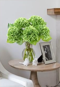 Real Touch Hydrangea Bundle - Green - 13"