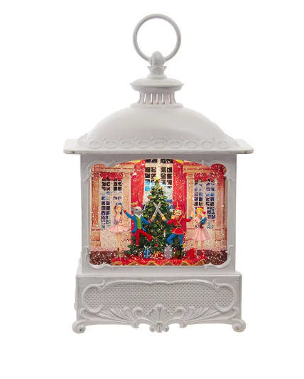 LED Nutcracker Water Lantern w/ Swirling Glitter