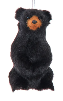 Black Bear Ornaments -2 Styles - 4.5"
