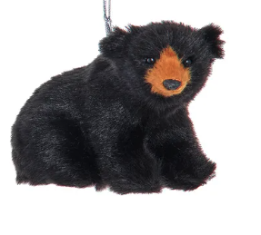 Black Bear Ornaments -2 Styles - 4.5"