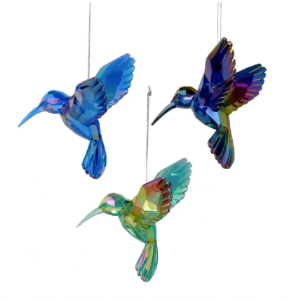 4.25" Hummingbird Ornament