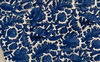 Cobalt Blue Bird Print Tablecloth - 120" Round