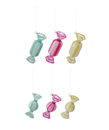Glass Candy Ornament