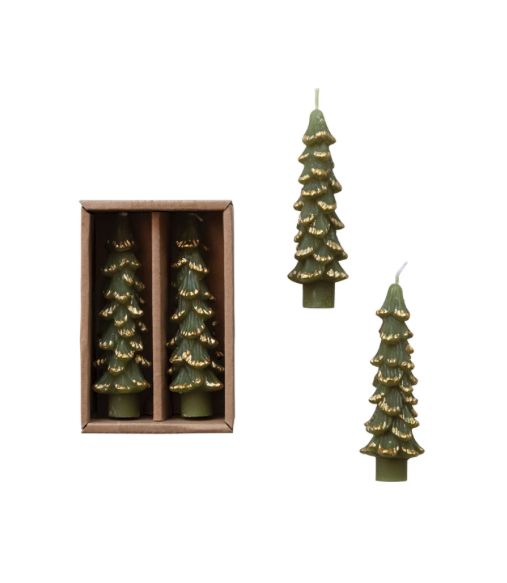 4.75" Cedar Tree Taper, S/2