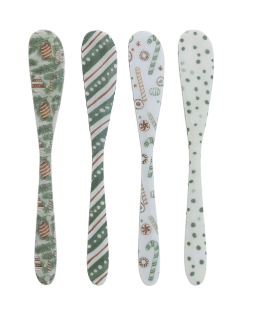 Enameled Holiday Spreader