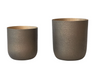 Textured Metal Planter