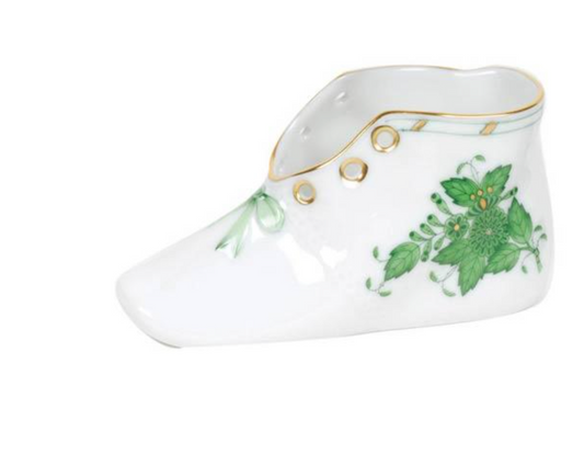 Baby Boot Chinese Bouquet Green