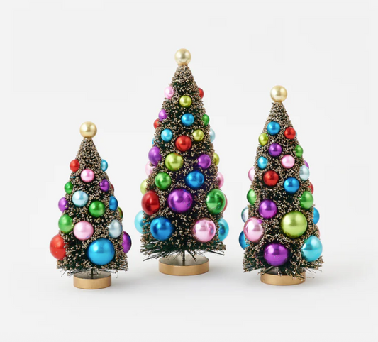 Gold Sisal Tree w/ Balls