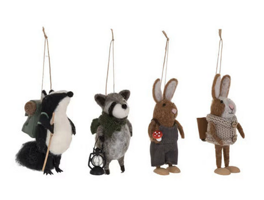 Felt Forest Animal Ornament