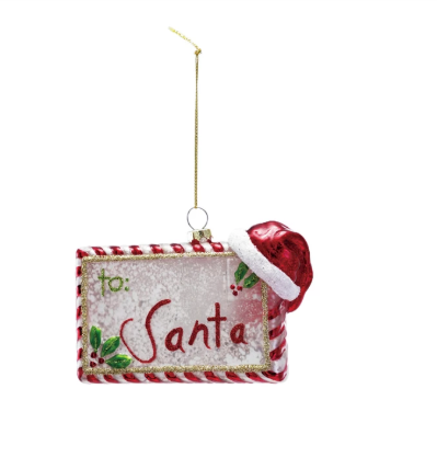 Letter to Santa Ornament