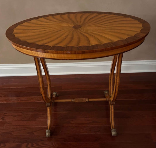 Vintage Maitland Smith Oval Table
