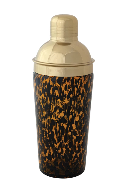 Confetti Tortoise Shell Cocktail Shaker