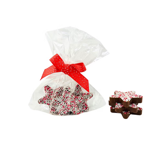 Red Mini Chocolate Stars