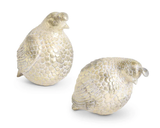 Gold Resin Partridge - Assorted