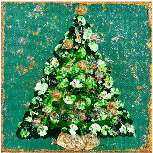 Tinsel Tree Green 6x6