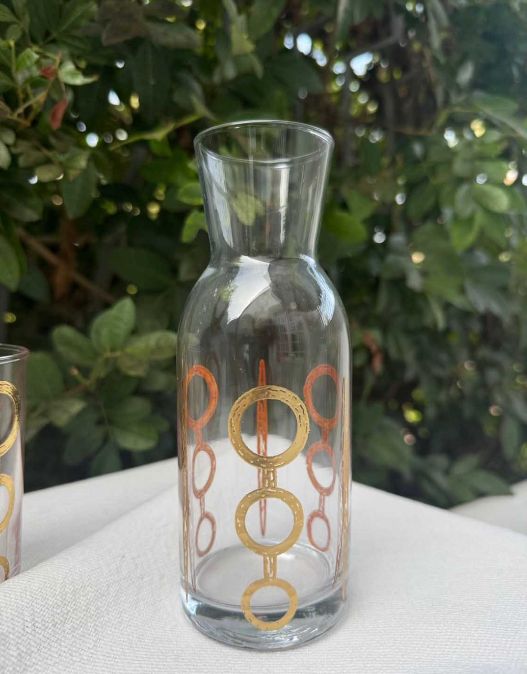 Moroccan "Golden Lunar" Carafe