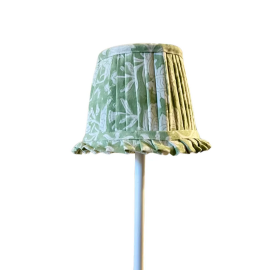 Green Fabric Lampshade