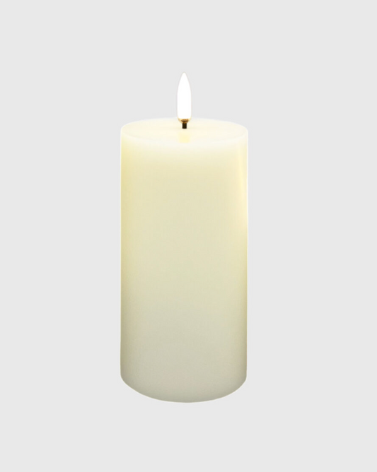 CalmFlame Ivory Pillar, 3x6