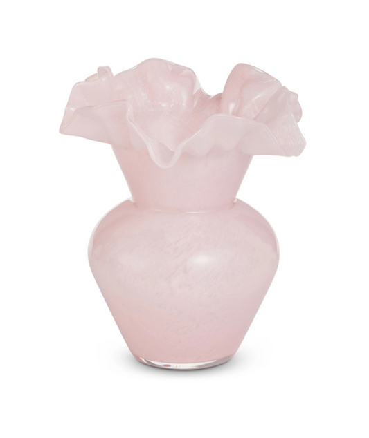 8" Ruffle Vase