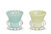 3.5" Ruffle Glass Votive Holder