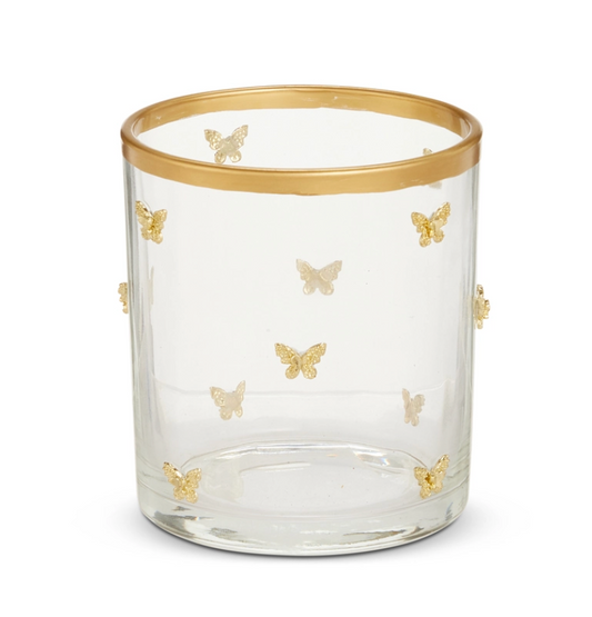 Gold Butterfly Container