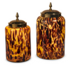 Amber Tortoise Container w/ Lid