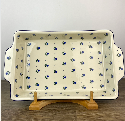 Polish Pottery 9x13 Baking Dish Tulips PREORDER