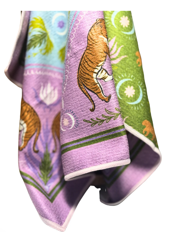 Moon Tiger Double-Sided Tea Towel