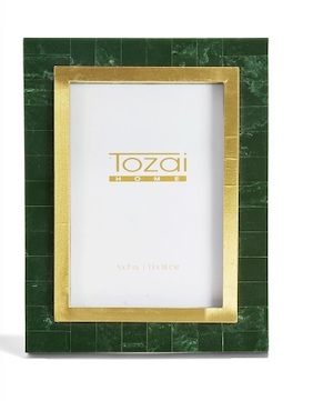 Aventurine Green & Gold Frame