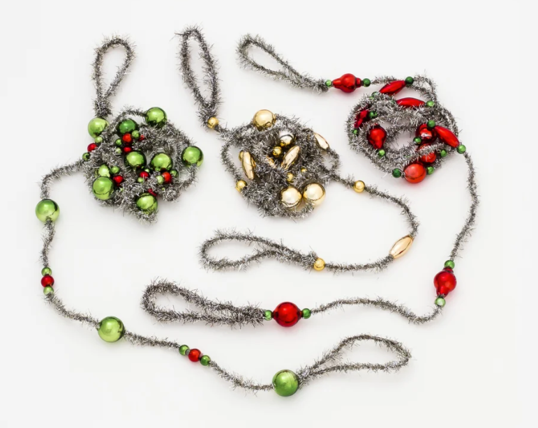 Tinsel Glass Bead Garland