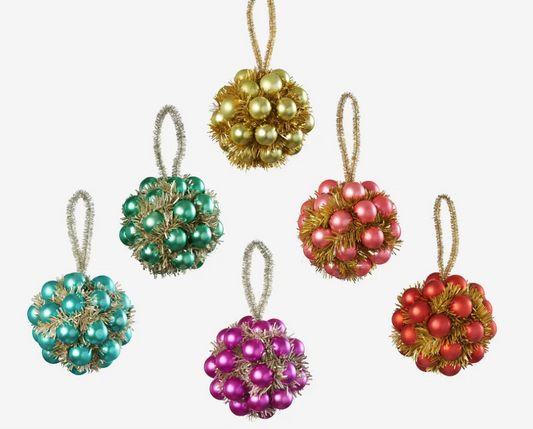 Tinsel Ball Ornament