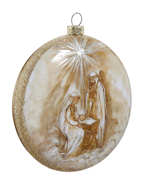 5" North Star Holy Family Ornament