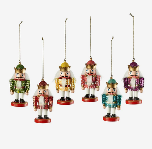 Sequin Nutcracker Ornament