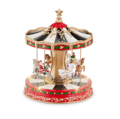 Red & Green Musical Carousel