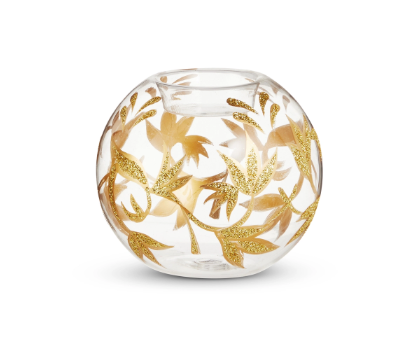 4" Gold Vine Ball Tealight Holder